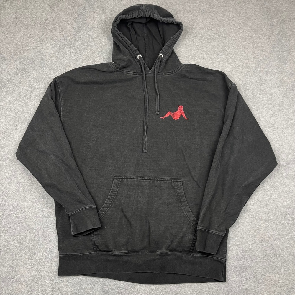 Independent Trading Co Hoodie Mens 2XL Black Bert Kreischer Tops Off World Tour